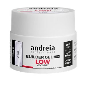Gel Construção 3 em 1 Baixa Densidade Clear Andreia 44g