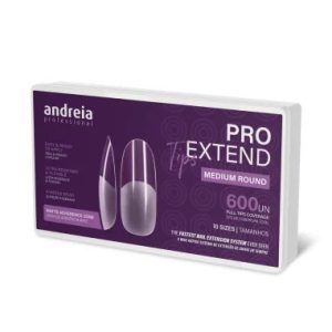 Andreia Pro Extend Tips Medium Round 600unid.