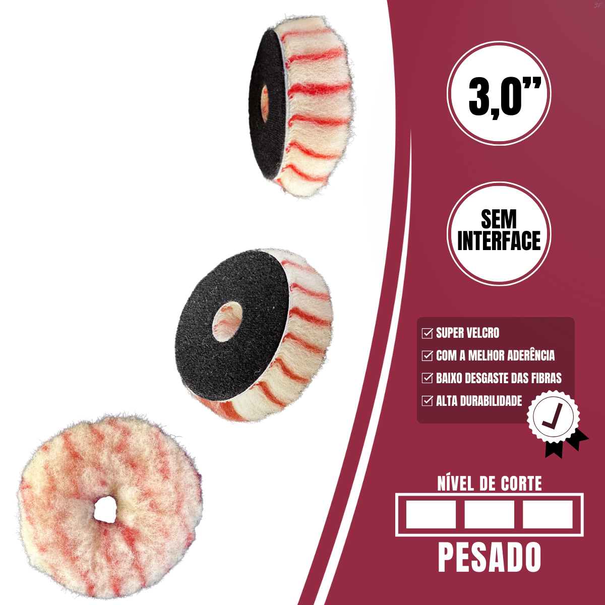 Boina Pirulito Lã SV Sem Interface – 3,5″ Corte Pesado – LINCOLN - Image 3