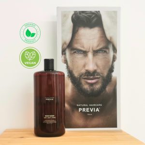 Previa Man Wash Hair + Body + Shave 1000ml
