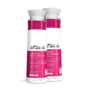 Kit Alisamento Supreme Mask Keratin 2 x 500 ml
