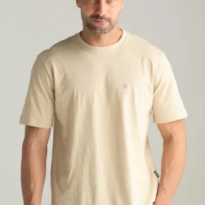 CAMISETA SLIM FLAME LIGHT BEGE