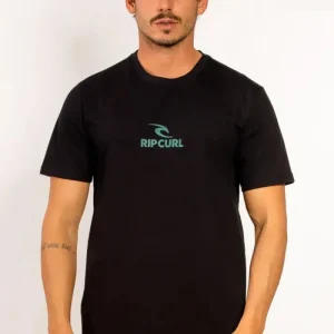 CAMISETA RIPCURL ICON TEE PRETO