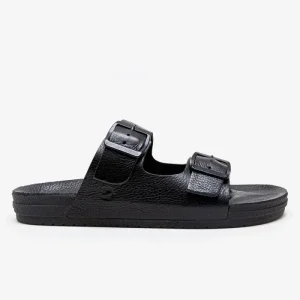 SANDALIA DEMOCRATA EASY WEEKEND COURO PRETO