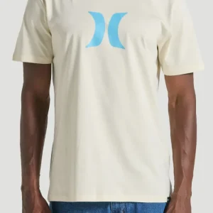 CAMISETA HURLEY MANGA CURTA ICON OFF WHITE