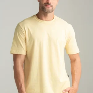 CAMISETA LINHO MISTO NATURE AMARELO