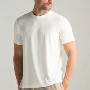 CAMISETA SLIM MODAL OFF WHITE