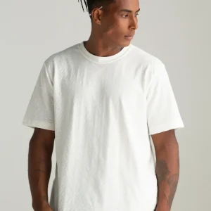 CAMISETA TRABALHADA OFF WHITE