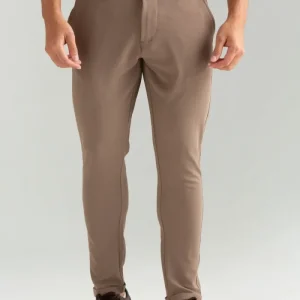 CALÇA TECH COM ELÁSTICO CAQUI
