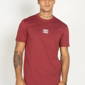 CAMISETA BILLABONG BRACKET WAVE VINHO