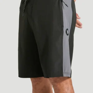 BERMUDA HURLEY HÍBRIDA 18" CROSS PRETA