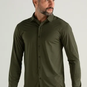 CAMISA MANGA LONGA TECH GIANT VERDE MUSGO