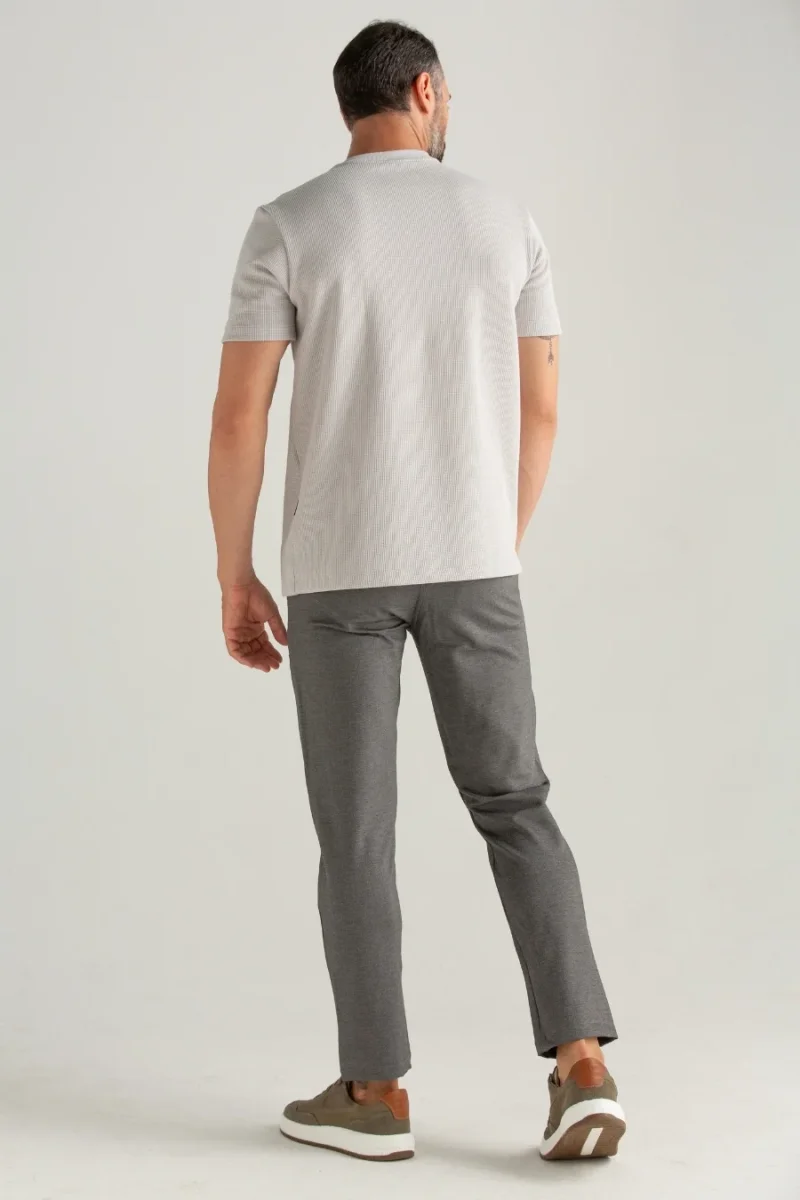 CALÇA DE TECIDO SPORT FINO PONTO ROMA PRETO - Image 6
