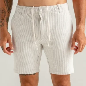 BERMUDA MOLETOM TECH CANELADA OFF WHITE