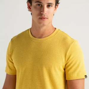 CAMISETA BASICA SLIM HERITAGE AMARELO
