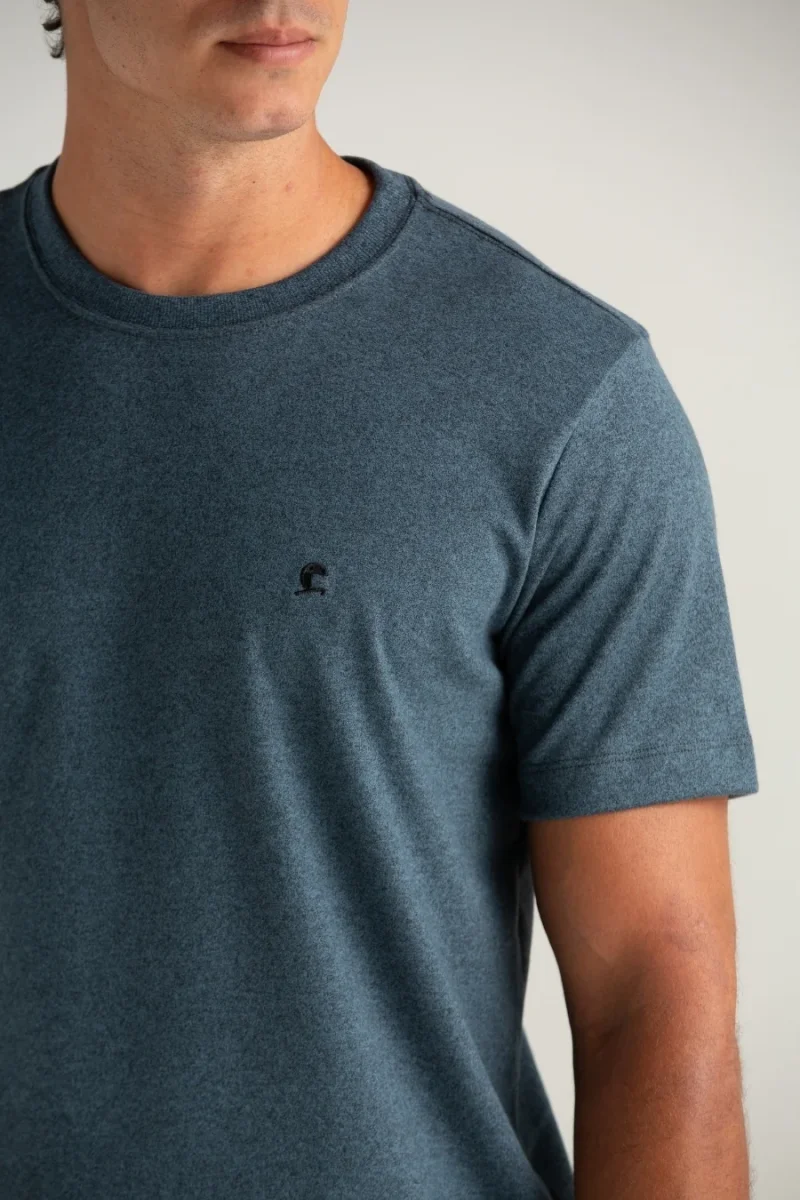 CAMISETA CONFORT SUEDINE MOLINE MARINHO - Image 2