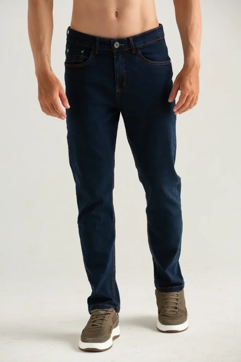 CALÇAS JEANS SLIM AZUL ESCURO - Image 2
