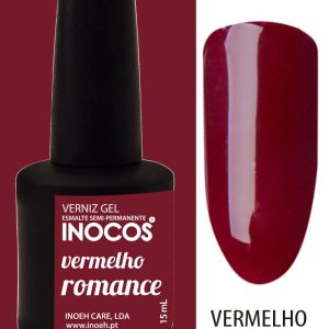 Verniz Gel Inocos Vermelho Romance 15ml