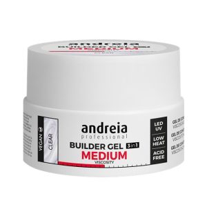 Gel de Construção 3 em 1 Transparente – Builder Gel Andreia 22gr.