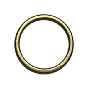 ARGOLA 18 MM OURO VELHO
