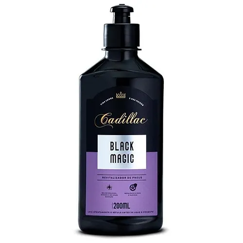 Black Magic – Revitalizador de Pneus (200ml) – Cadillac