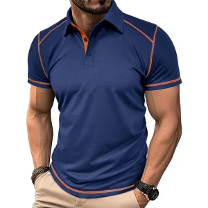 Camisa Polo Masculina Verão Manga Curta Casual