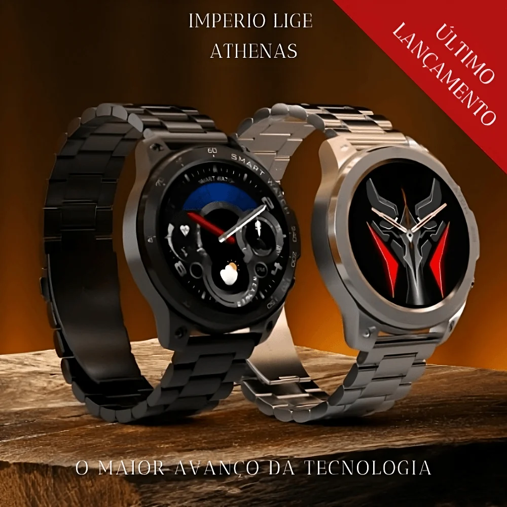 SMARTWATCH ORIGINAL DE LUXO IMPERIO LIGE - ATHENAS