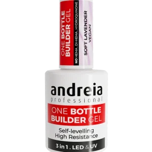 Gel 3 em 1 Soft Lavender One Bottle Builder Gel Andreia 14ml