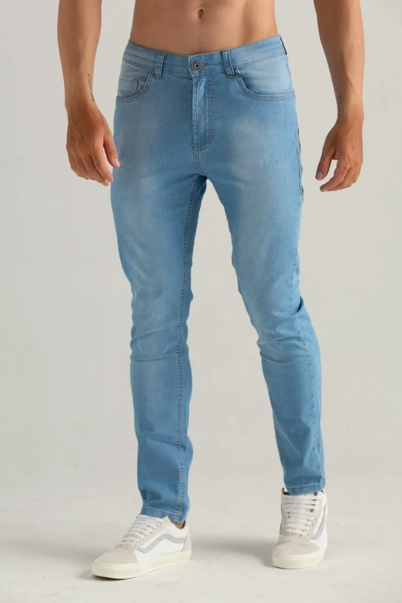 CALÇAS JEANS SLIM AZUL CLARO - Image 2