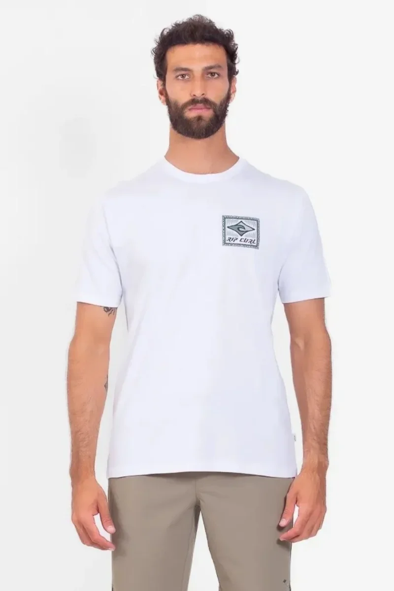 CAMISETA RIP CURL THROWBACK BRANCO