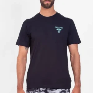 CAMISETA RIP CURL FADE OUT PRETO