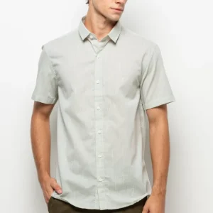 CAMISA MANGA CURTA TEC. CACAU CIMENTO