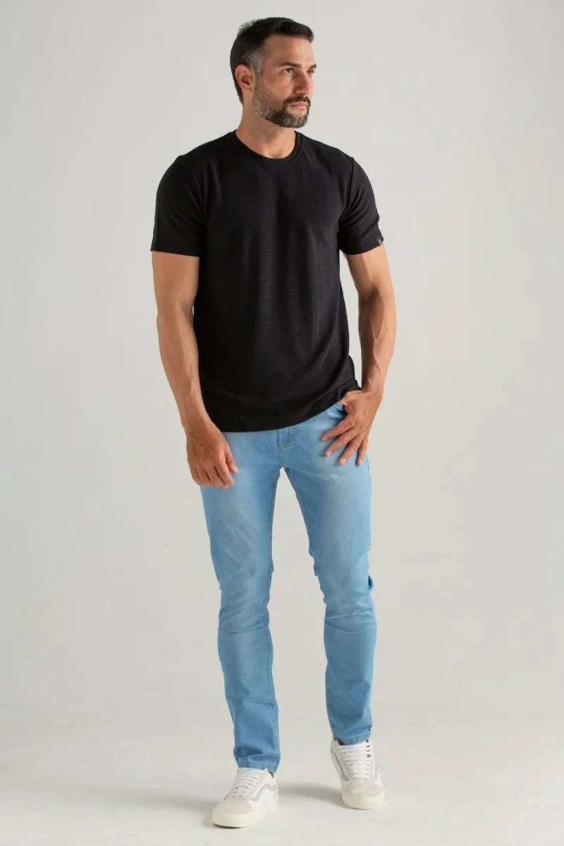 CALÇAS JEANS SLIM AZUL CLARO - Image 3