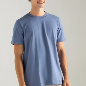 CAMISETA BASICA SLIM CONFORT AZUL