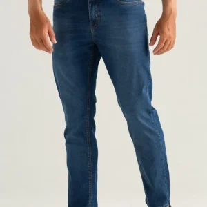 CALÇAS JEANS REGULAR AZUL ESCURO