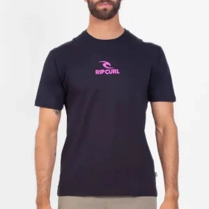CAMISETA RIP CURL ICON PRETO