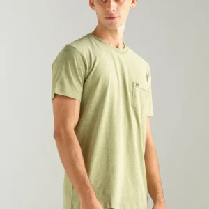 CAMISETA VINTAGE VELLUTADO C/BOLSO VERDE