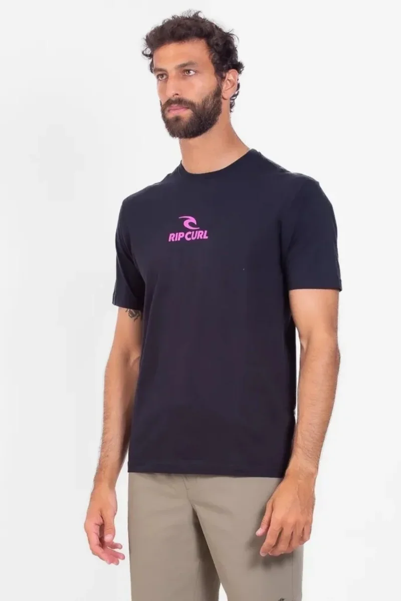 CAMISETA RIP CURL ICON PRETO - Image 3