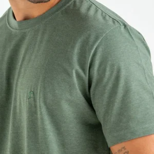 CAMISETA BASICA SLIM DENVER RECYCLE VERDE
