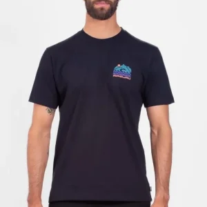 CAMISETA RIP CURL THE SEARCH TRACK PRETO