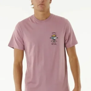 CAMISETA RIP CURL THE SEARCH GOIABA