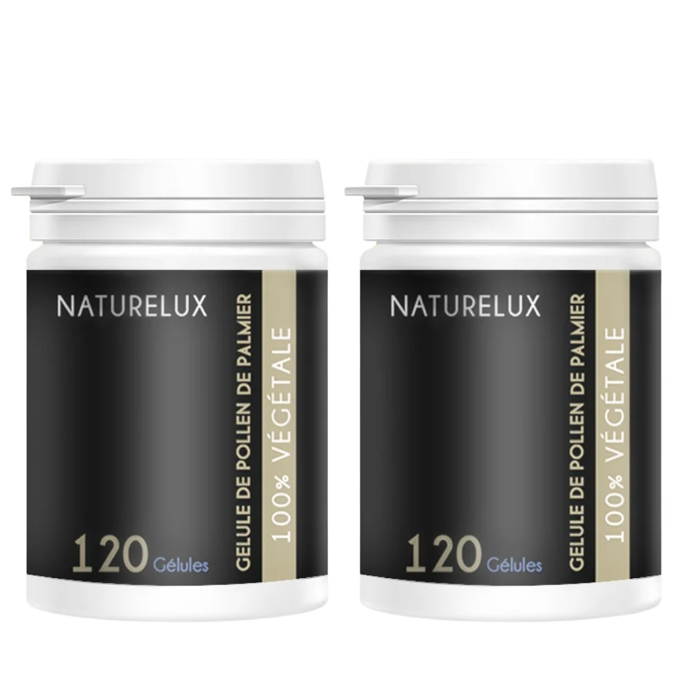 240 cápsulas Natureluxy Palm Pólen -5%