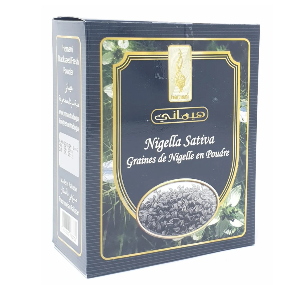 Sementes de Nigella em Pó 200g Natural Hemani