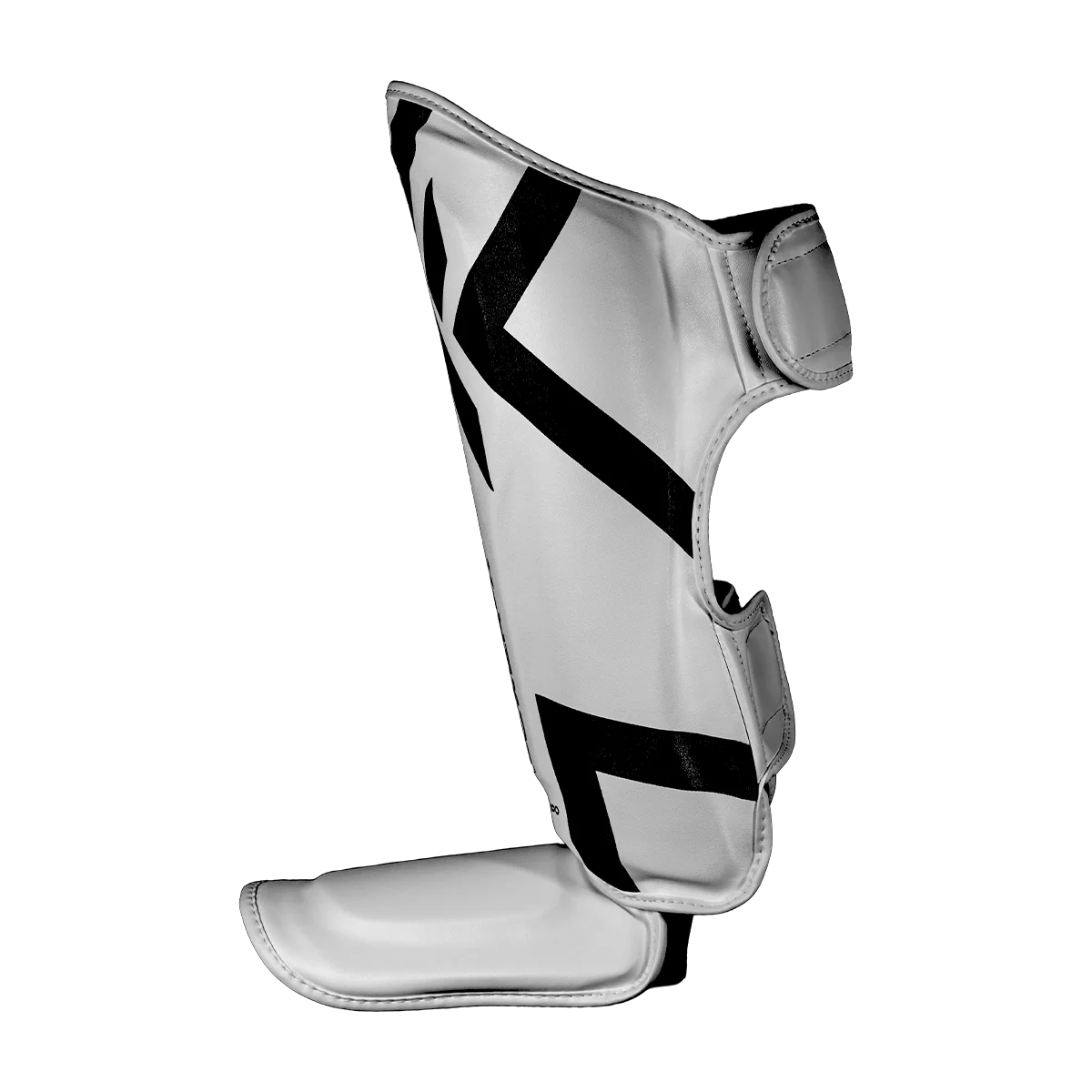 Caneleira Muay Thai Power-X Edition - Branco Com Preto - Image 4