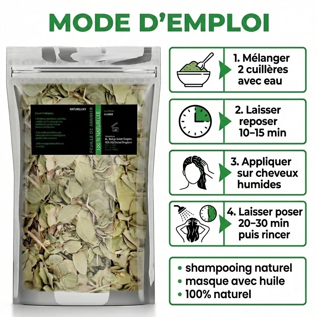 Folhas de Sidr Naturais 100g - Folhas de Jujuba Secas - Image 8