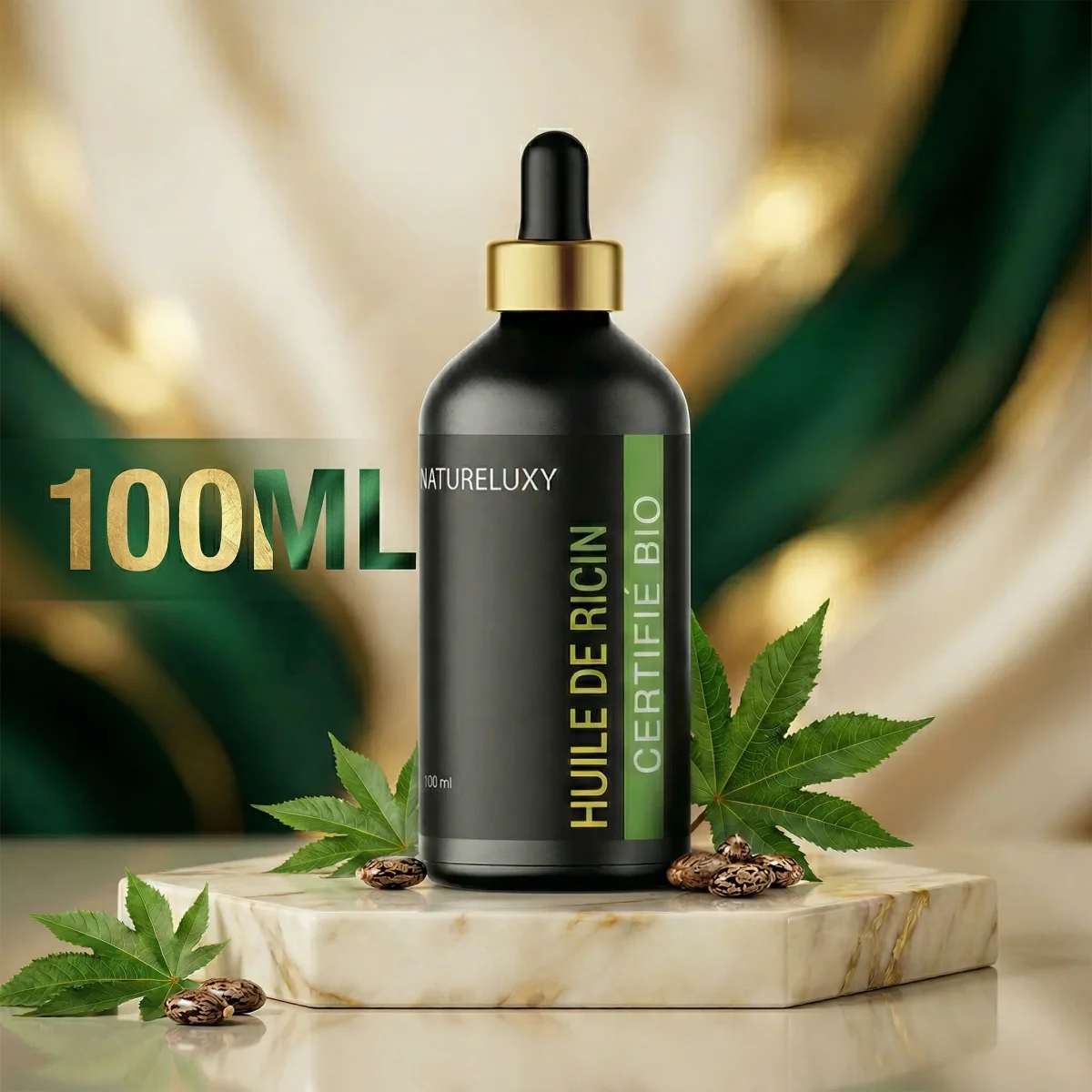Óleo de rícino 100ml com conta-gotas - Image 3