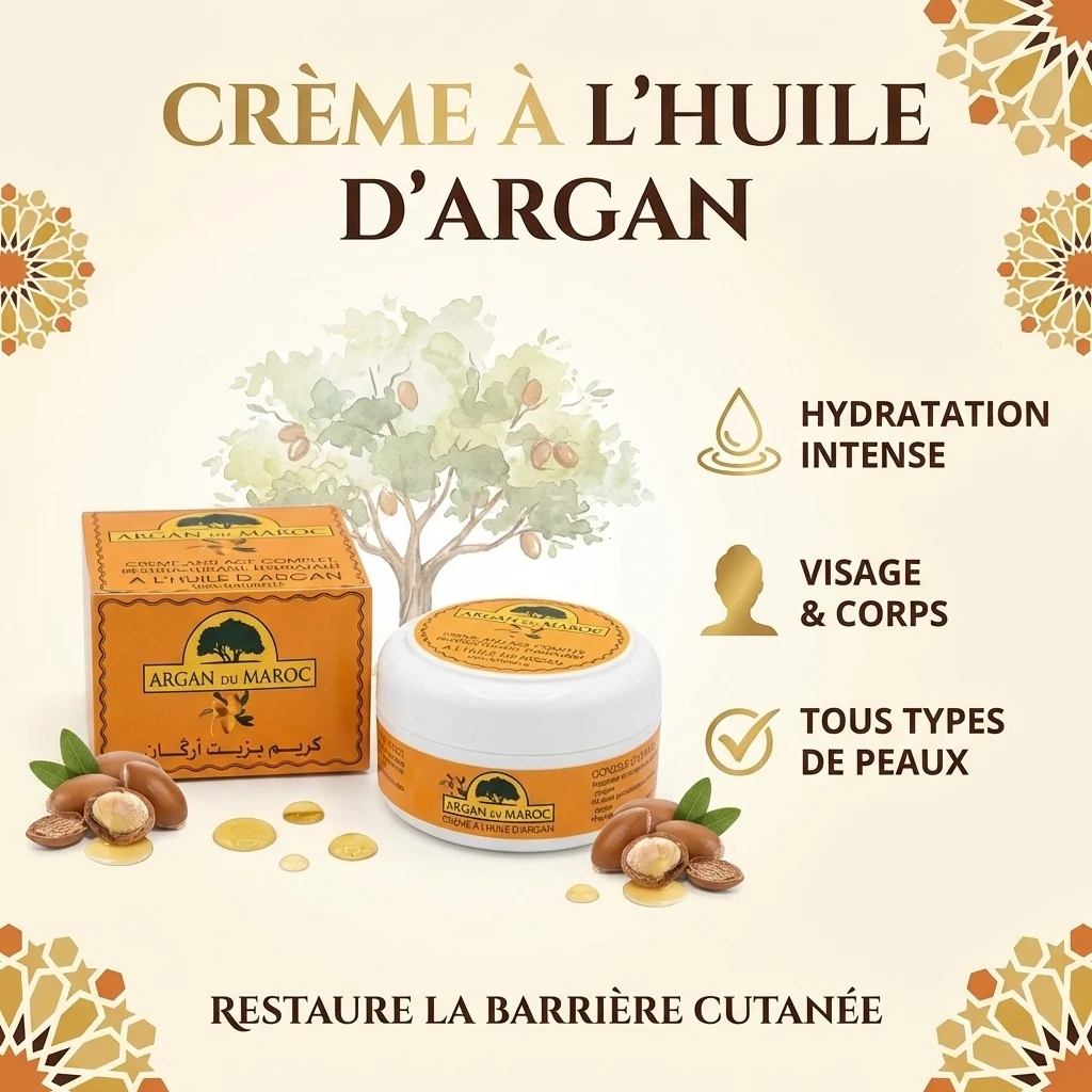 3 Cremes de Argan do Marrocos para Rosto e Contorno dos Olhos, Dia/Noite, 100 mL - Image 6