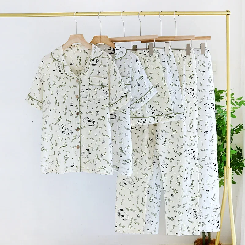 Conjunto de Pijama Feminino 100% Algodão – 5 Estilos - Image 2