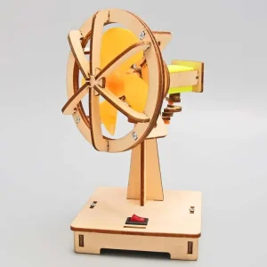 Ventilador Elétrico Educativo DIY para Crianças