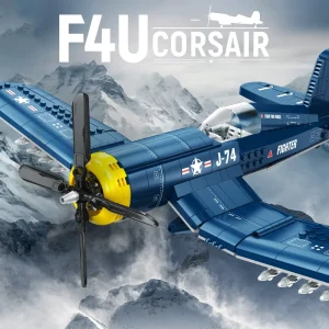 F4U: Blocos de Montar Avião WW2. ABS ecológico – Premium